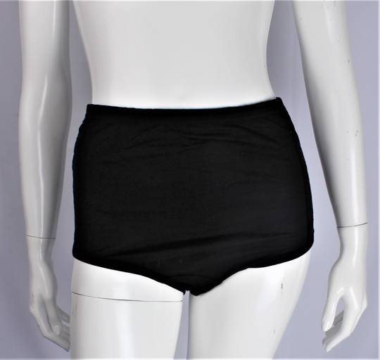 Bamboo cotton lace knickers SIZES 14, 16,18,20,22,24,26. black Style:AL/ND-270K/BLK